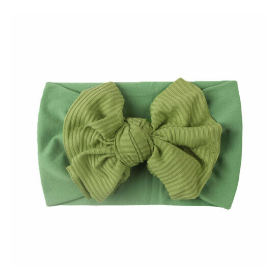 UK Handmade Baby Girls Bow Headband Infant Toddler Knot Hair Band Head Wrap image {4}