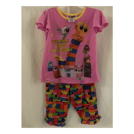 Girls Lego Pajamas Nwt Size 4t image {1}