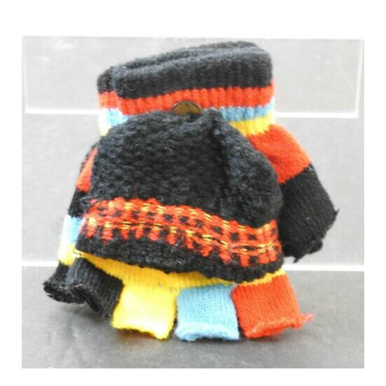 NWT Multi Color Children Mitten Gloves Convertible Button Cap Size 5-8 Yrs Y14 image {2}