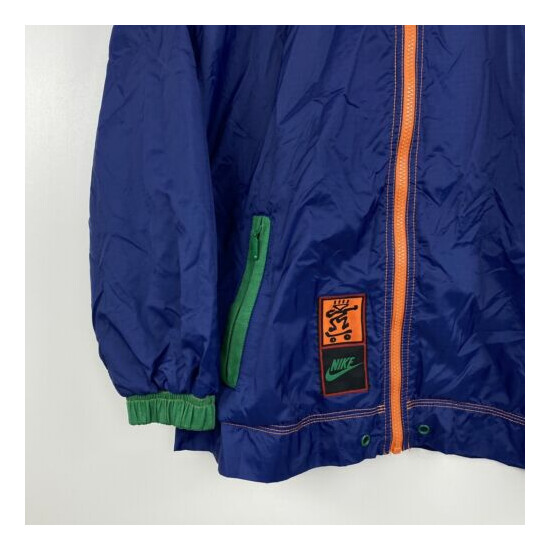 Vintage 80-90’s Nike Full Zip Hooded Jacket There Is No Finish Line Size XL image {3}