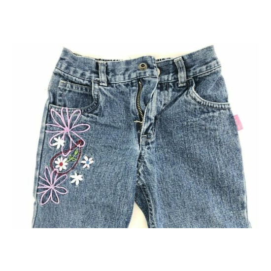 Girl's Carter's Toddler Jeans, Navy, Size 2T W 18" L 19" Insm 13" GUC image {2}