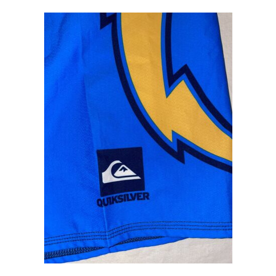 Men Quicksilver NFL Los Angeles Chargers Board Shorts Size 30 NWOT! image {2}