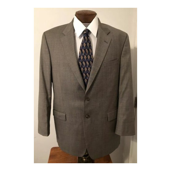 Lauren Ralph Lauren Mens Gray Wool Classic Fit Blazer Sport Coat Jacket SIZE 42L image {6}