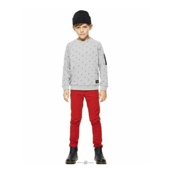 NWT Molo Boys Sizes 4 Red Aksel 5-Pocket Slim Fit Soft Denim Jeans Pants image {3}