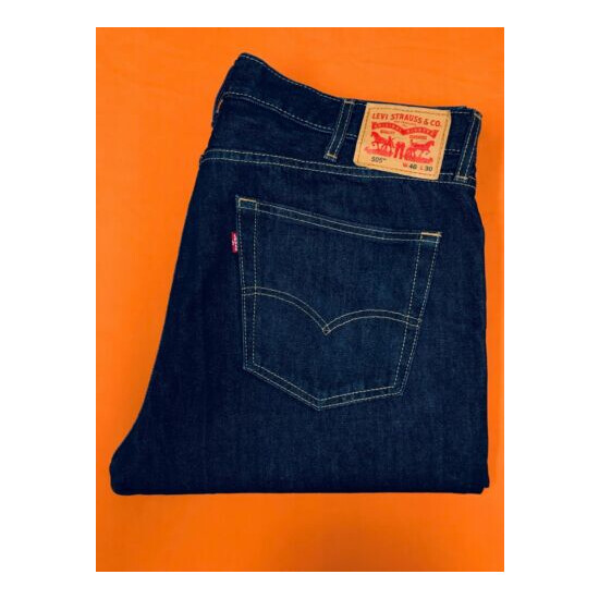 Levi's 505 Vintage Blue Jeans Size 40 x 30 image {1}