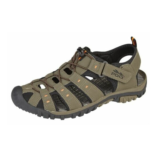 Boys Childs Summer Hiking Walking Trail Sandals - Blue Grey Brown Size 2 3 4 5 6 image {4}
