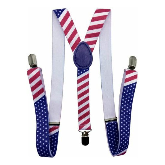 LOLELAI Suspenders for Women and Men | Elastic, Adjustable, Y-Back | Pant Clips, image {1}