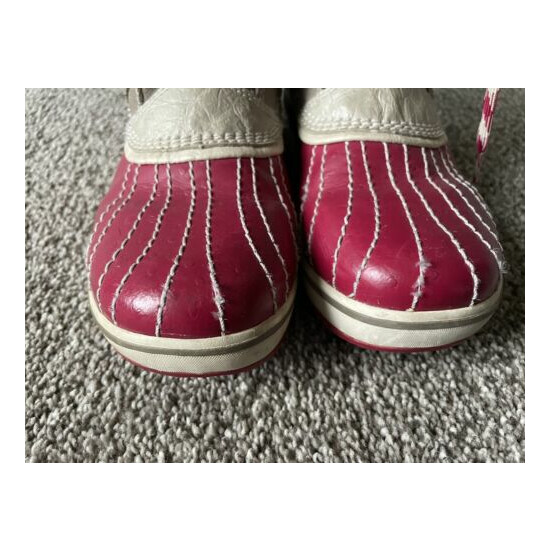 SOREL Tofino Winter Boots Girls Size 5 Waterproof Faux Fur image {2}