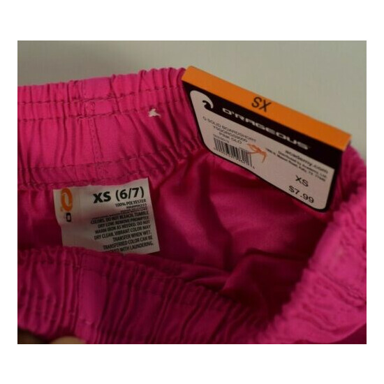 O'Rageous - Girls Solid Boardshorts - Pink Glo - Size (XS) 6/7 New w/ tags image {2}
