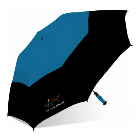 Greg Norman Shark 56" Double Canopy Folding 2-Person Umbrella WC image {7}