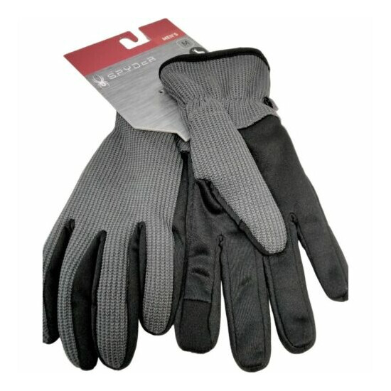 Spyder Core Sweater Conduct Gloves- Men's (Size Medium)-Winter Gloves-Grey-*New* image {2}