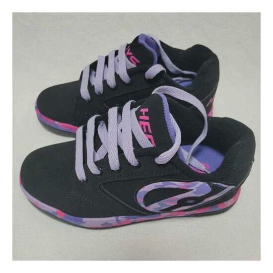 Heelys Girls Propel 2.0 Sneakers Black Purple Camo 770986 Roller Skate Shoes 4Y image {4}