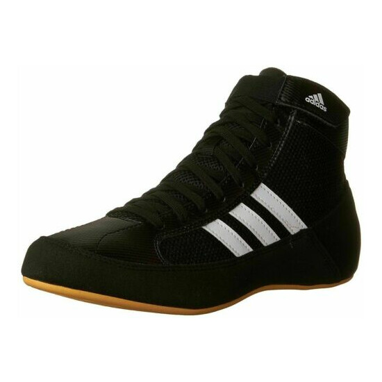 Kids Wrestling Shoes adidas Boxing Boots Havoc Trainers Childrens Black image {2}