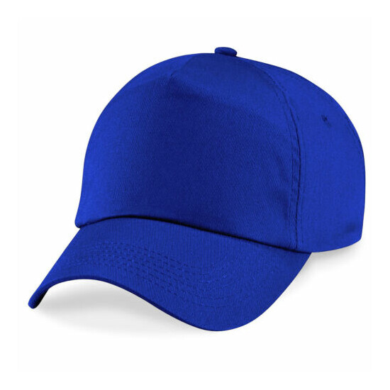 BEECHFIELD CHILDRENS BOYS GIRLS BASEBALL CAP 100% COTTON HAT - 15 COLOURS image {4}