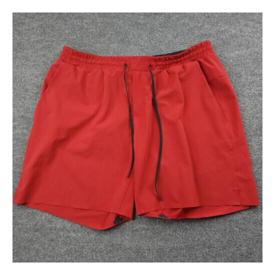 Lululemon Sz XL Channel Cross 7" Shorts Game Day Red Unlined Mens (Please Read) image {1}