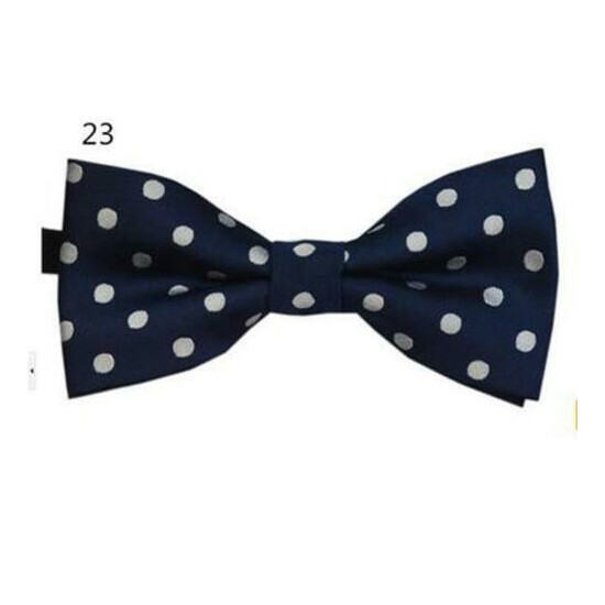 Baby/Toddler/Young Boys Blue Patterned Bow Ties  image {1}