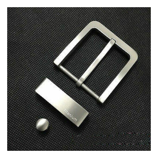 Made of Titanium Antiallergic Belt Buckle Needle Pin Buckle Style DIY Fastener image {5}