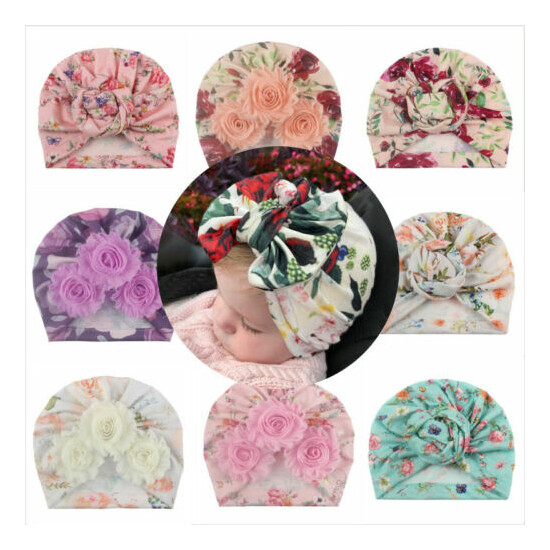 Children's Sun Flower Hat Soft Printing New Trendy Creative Cap image {1}