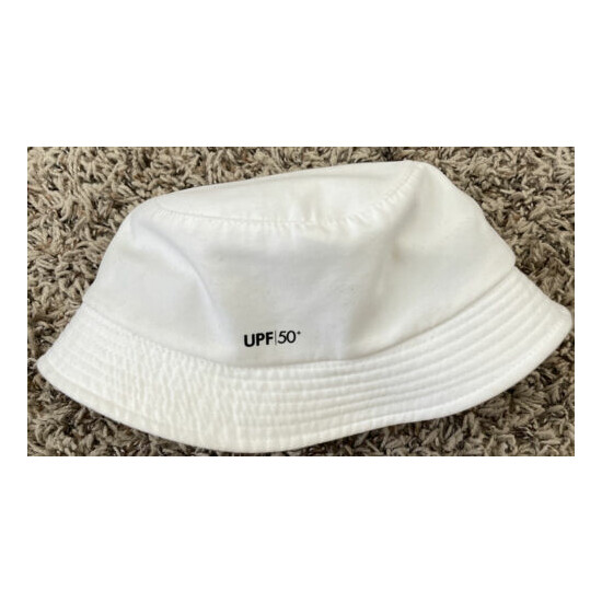 Nike Just Do IT Dri-Fit Hat Unisex Toddlers White Bucket Casual Beach UPF 50+ image {2}