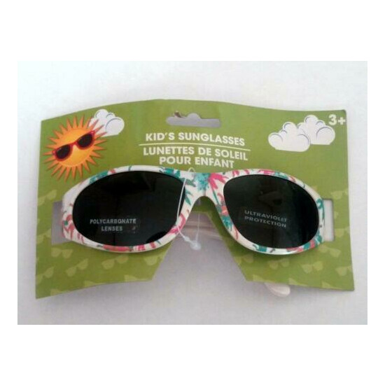 Greenbrier Int'l Kids Girls Sunglasses UV Protection Colorful Tropical NEW image {1}
