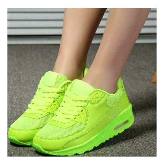 Women Trainers Gym Fitness Running Jogging Lace Up Shoes sports shoes Size image {5}