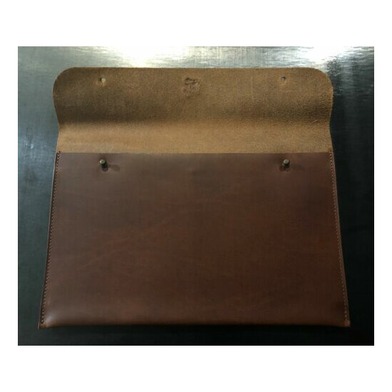  LM Products USA - Radcliffe Full Grain Leather Portfolio - iPad or Documents Thumb {3}