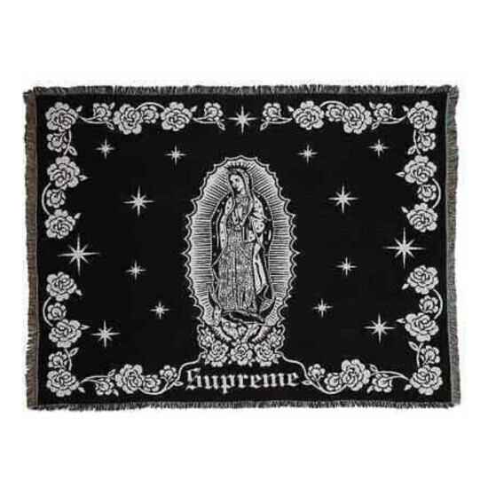 Supreme Virgin Blanket One Size Black image {1}