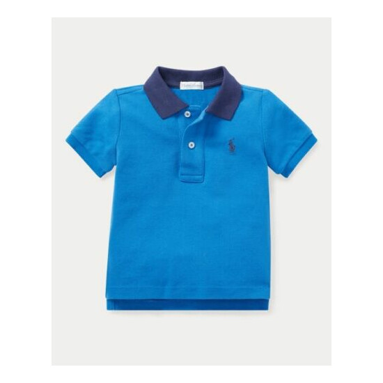 NWT Polo Ralph Lauren Baby Boy Cotton Mesh Polo Shirt 6M,9M,12M,18M,24M,2T,4T image {5}