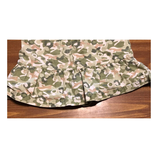 Gymboree Girls Skort Skirt Size 7 Camouflage Adjustable Waist Green Outdoors image {6}