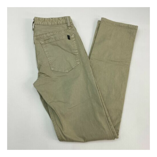 Joe's Hook Me Up Jeans Mens 29 Khaki Tan 5-Pocket Flat Front Cotton Blend Casual image {1}