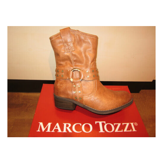 Marco Tozzi Boots 46406 Ankle Boots, Braun, Cognac, Padded, Rv New image {2}