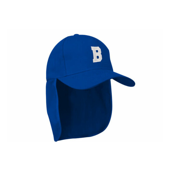 Junior legionnaire Baseball Cap Boy Girl Children Blue Hat Protection Letters  image {3}