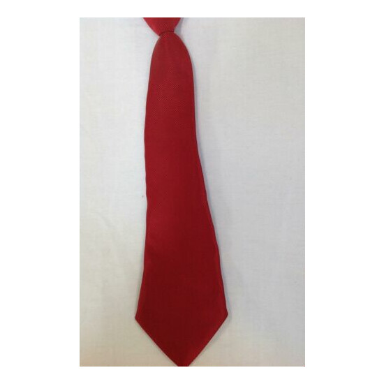 Kids Boys Gymboree necktie neck tie solid medium red 2T 3T 4T image {2}