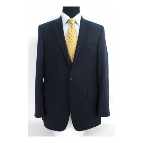 Current Hickey Freeman 2Btn Navy Blue Wool Milburn Suit Jacket Blazer 42L image {1}