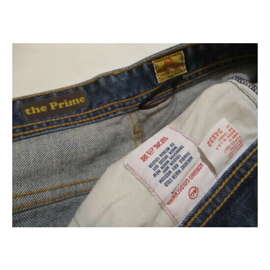 Adriano Goldschmied Prime Bootcut Mens Blue Jeans Size 34 USA Made 34x31 image {3}