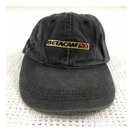 OTTO CAP BetacamSX Logo Dark Gray Adjustable Baseball Cap Strap Back  Thumb {1}