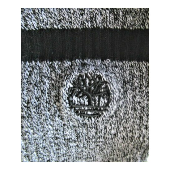 Timberland Mens' Outdoor Crew Socks 2 PR Black Blue Brown Gray Marled OSFM NWT image {5}