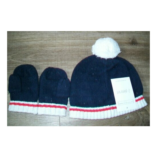 The White company-boys cotton hat and mittens set. 1-3y. BNWT. RRP 32 £ image {2}