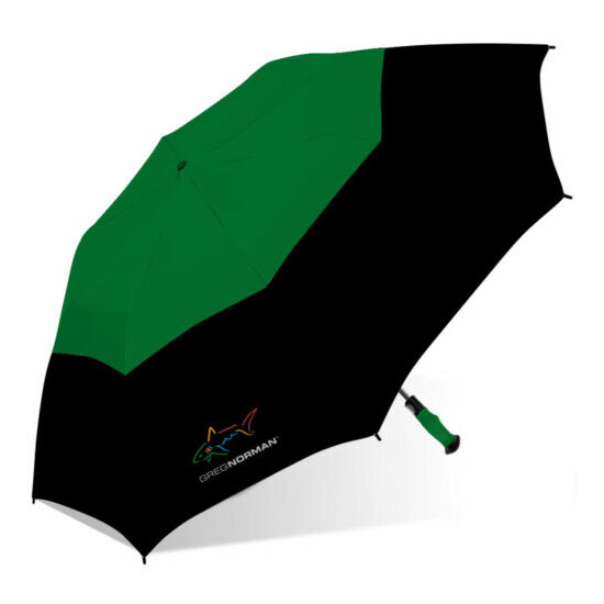 Greg Norman Shark 56" Double Canopy Folding 2-Person Umbrella WC image {6}