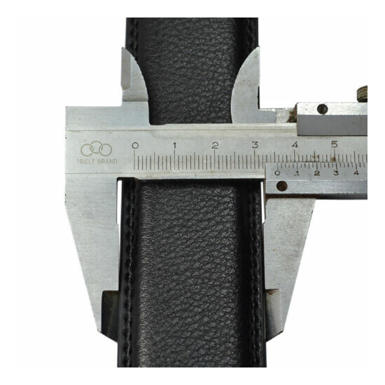Mens Business Style Black Belt Bens Belt Mens Automatic Buckle top Quality Belt image {6}
