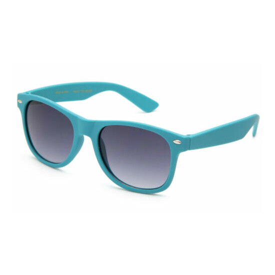 Kids Sunglasses Classic Rubber Soft Frame Boys Girls Colorful Lead Free UV 100%  image {2}