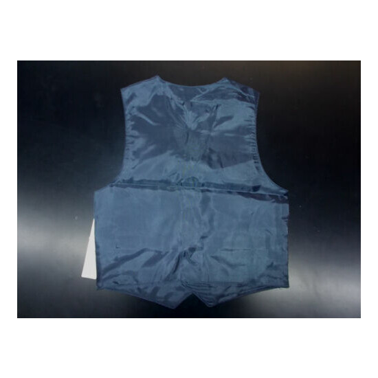 Infant & Boys Perry Ellis $50 4pc Ruby & Chambray Vest Suit Size 3/6 Months - 7 image {3}
