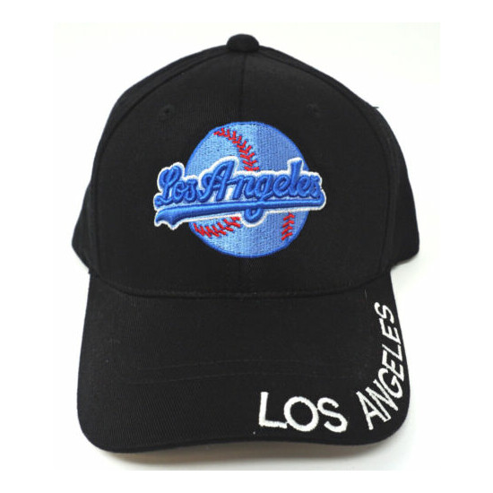 Los Angeles Childrens Youth Kids Adjustable Baseball Cap Hat Black New image {1}