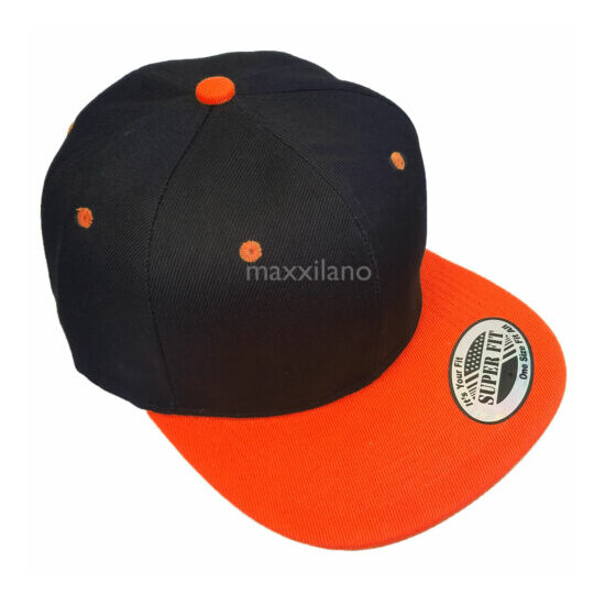 Snapback Hat Hip-Hop Baseball Cap for Men One Size Adjustable Hats Flat Bill  image {4}