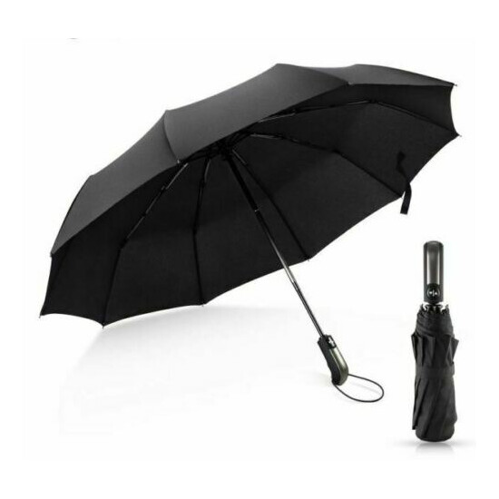 Automatic Umbrella Unisex Wind Resistant Folding Luxury Large Windproof Strong image {1}