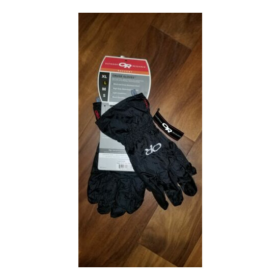 OR Outdoor Research Mens L Cruise Hand Gloves Descent Light Weight Black NEW $50 image {2}