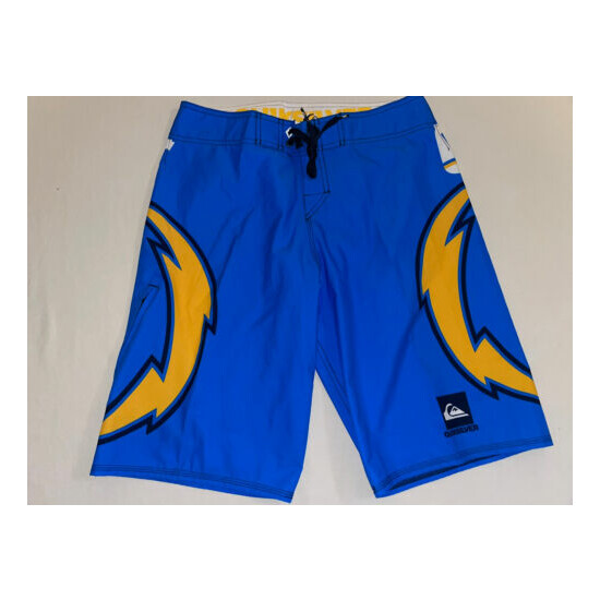 Men Quicksilver NFL Los Angeles Chargers Board Shorts Size 30 NWOT! image {1}