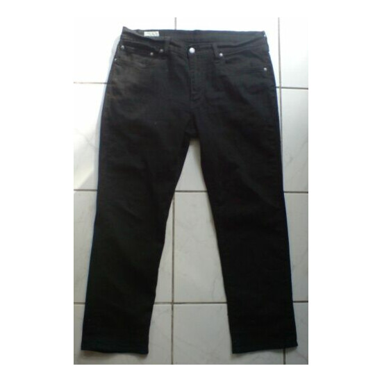 Levi's 541 Premium 'BIG E' Black Denim Jeans W34 L30 image {1}