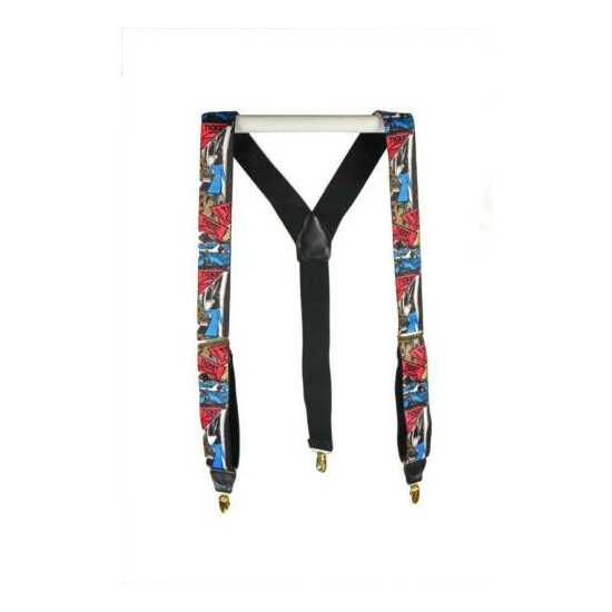 Vintage THE BEATLES Band Memorabilia Adjustable Suspenders GERMANY image {1}