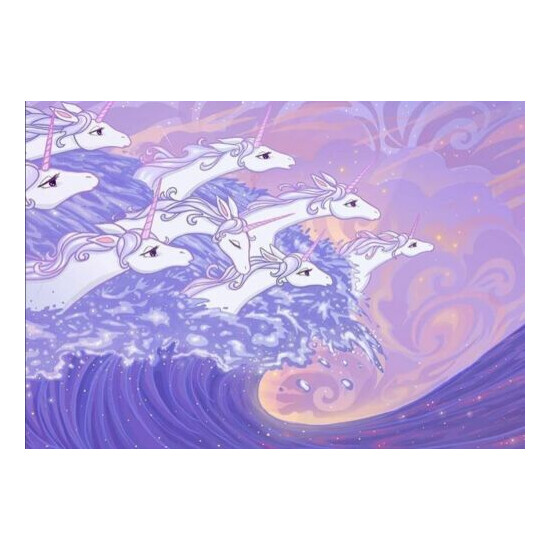 The Last Unicorn – Official Licensed Scarf (Unicorns in the Sea) Thumb {1}